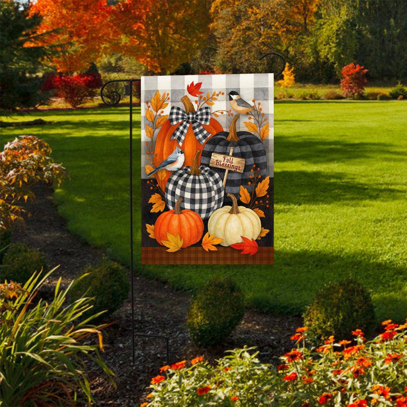 Drapeau d'automne 12 po x 18 po