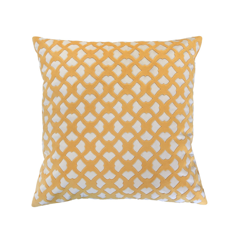 Housse de coussin Cut Cut, Jaune, 18 po x 18 po