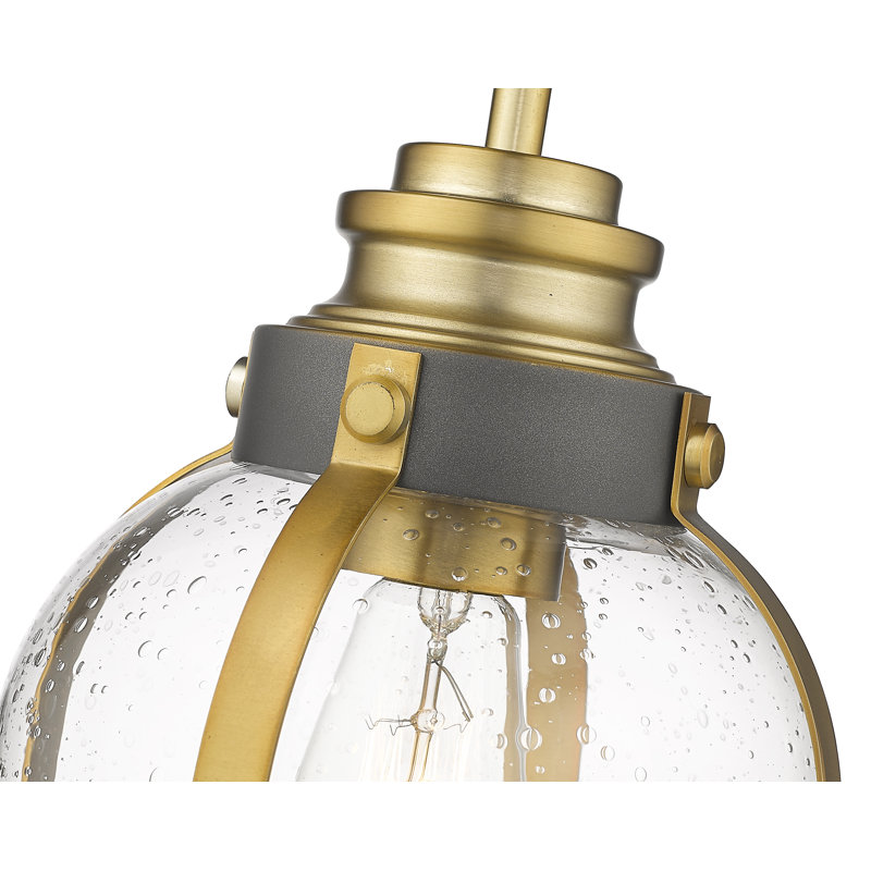 Decoteau 1 - Light Single Pendant, 11.5" H x 8.75" W x 8.75" D