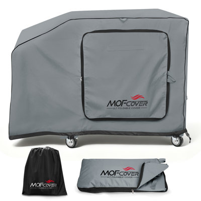 Housse pour plaque chauffante pliable MOFCOVER pour tablette simple 28 po Blackstone, couvercle imperméable 600D pour cuisinières Blackstone Weber Halo LoCo Nexgrill, gris