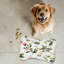 Tapis d'alimentation Old-World Florals - forme d'os