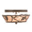 2 - Light Semi Flush Mount