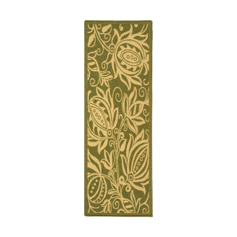 Marpain Performance Floral Indoor/Outdoor Area Rug, Rectangle 2' x 3'7"
