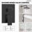 Pressure-Balanced Rainfall Shower System, High-Pressure Rain Shower Head with 3-Settings Handheld Spray