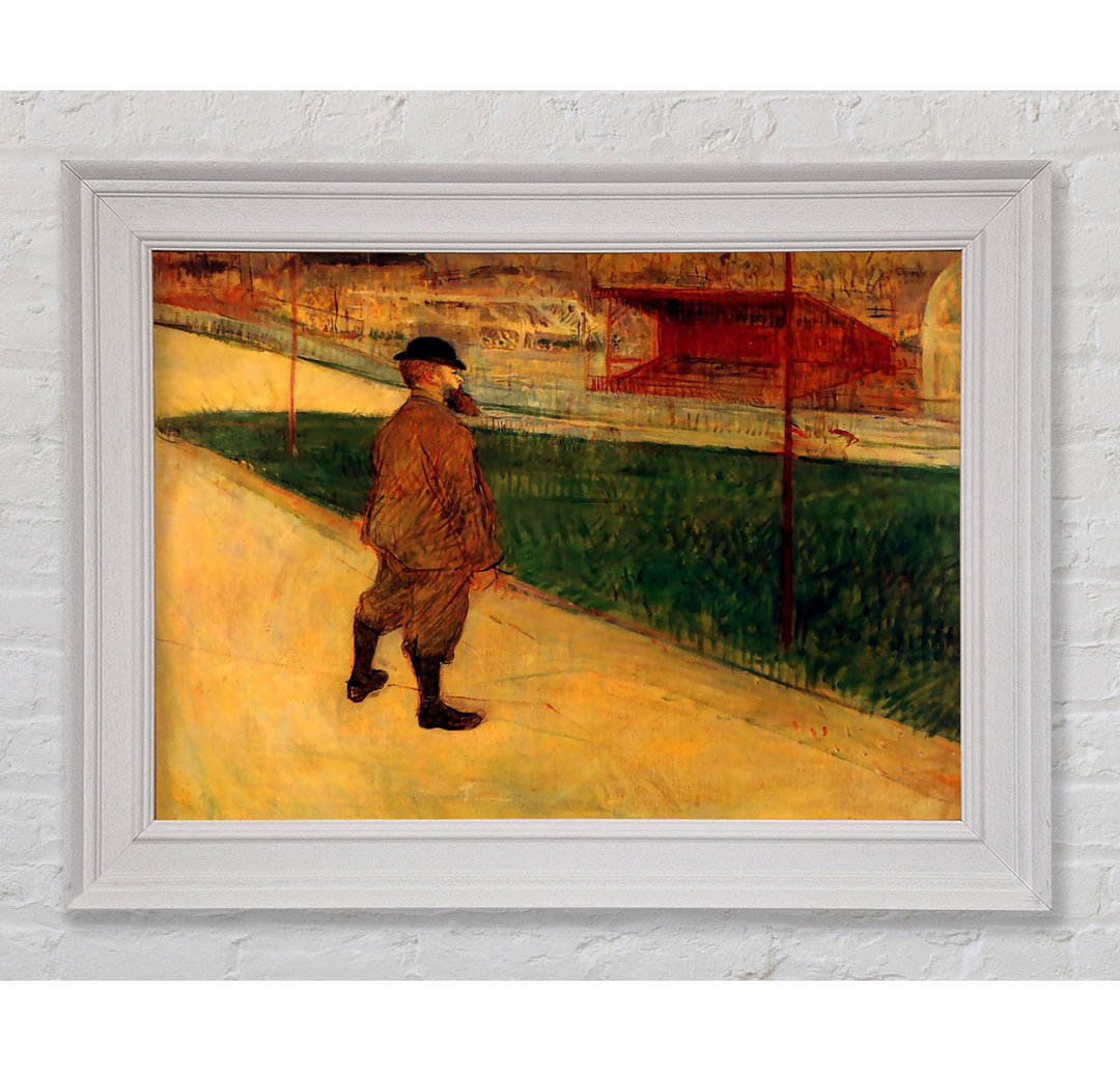 Gerahmtes Leinwandbild Tristan Bernard von Henri De Toulouse-Lautrec