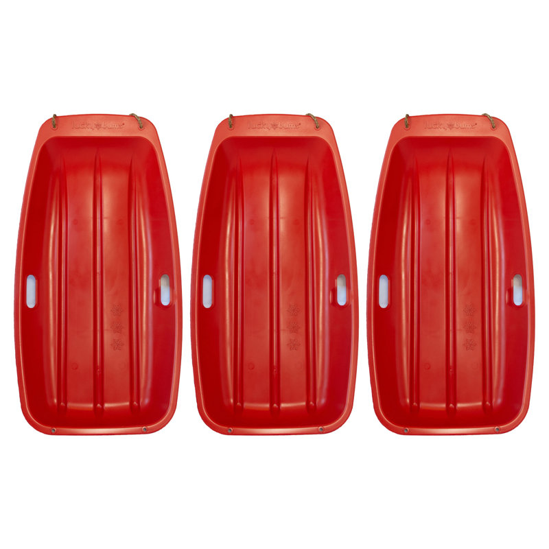 Lucky Bums Plastic Outdoor Kids Game, Red