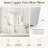 Frameless Bathroom Mirror Rounded Corner HD Explosion Proof Wall Mirror for Vanity Horizontal or Vertical Mount-1885298304