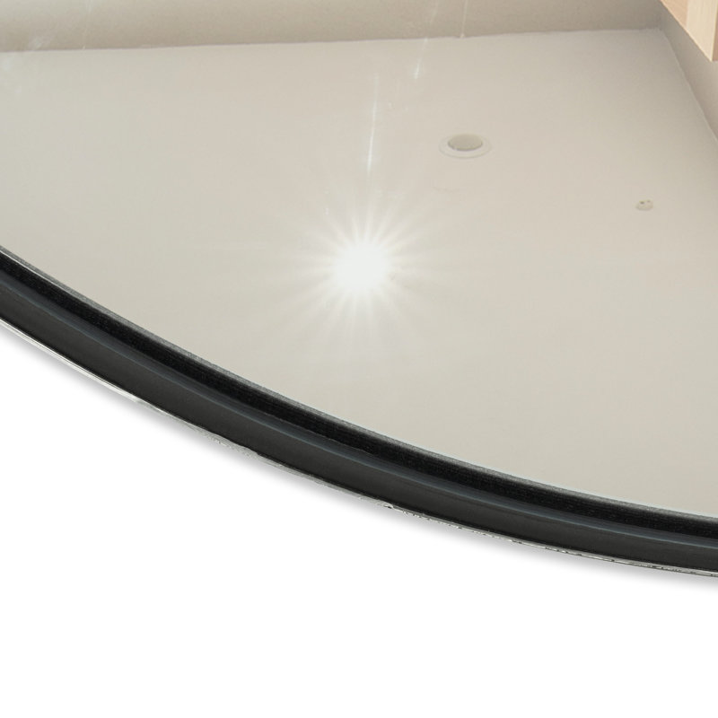 320w Round Mirrored Wi-Fi Infrared Heating Panel - Electric Panel Heater