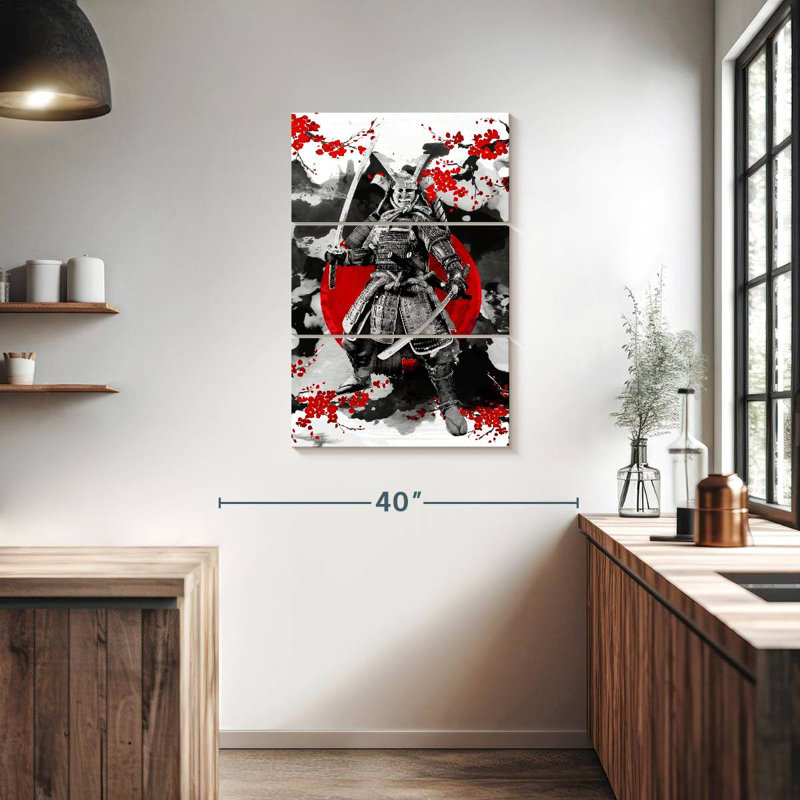 Sakura Samurai, 38" H x 24" W
