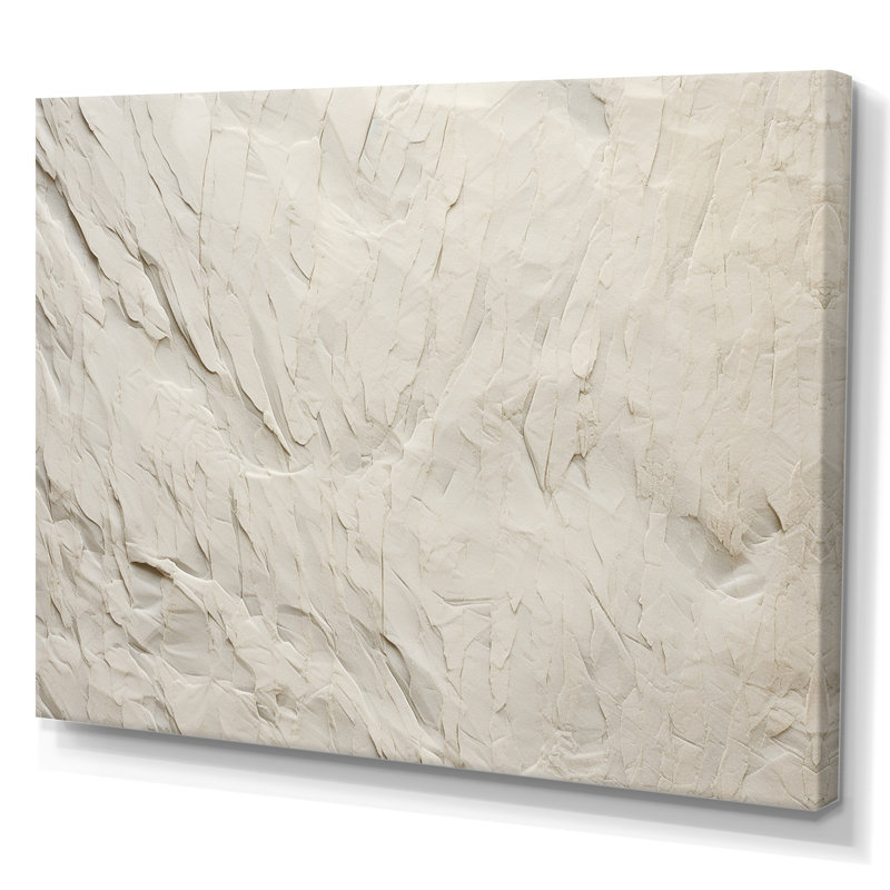 Minimalisme Geige Glacier Harmony - impressions sur toile abstraites, Toile tendue, H 30 po x l 40 po x P 1,5 po