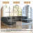 Seemab 160.8" W Upholstered Corduroy Modular Sectional with Removable Ottomans-605420378