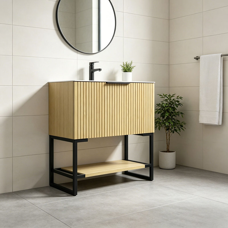 Armoire autoportante en contreplaqué YOLAN, 30"