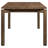 Natural Walnut  Rectangular Dining Table-1627263556