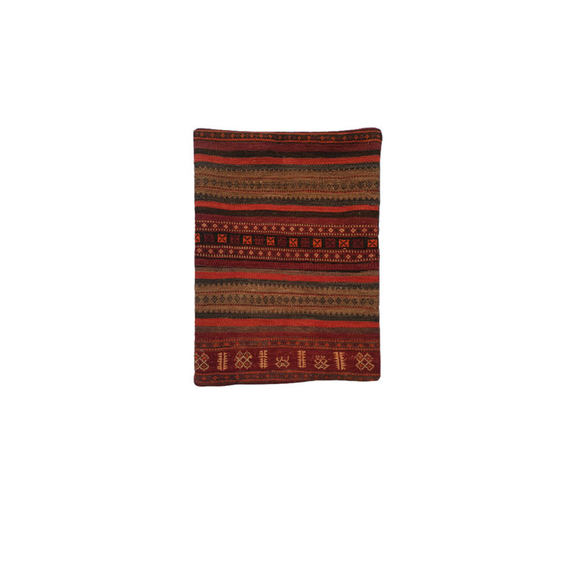 Geoffrey Kilim Handwoven Merlot Cushion Cover