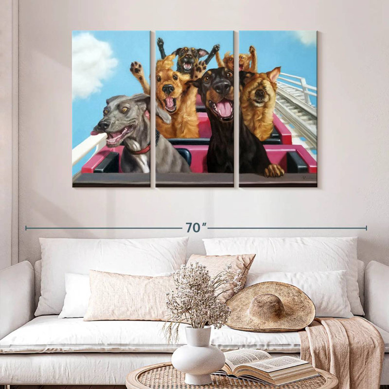 Thrill Seekers, 32" H x 50" W