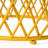 Classy Matte Yellow Iron Side Table With Element, 20.01" Square, 20 Lbs Weight Tolerance Alluring Table, Design Feature, 20.01"X20.01"X18.04", Max Load-Bearing Capacity