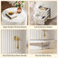 Table de chevet et table d'appoint 15 tiroirs de 15,94 po de largeur