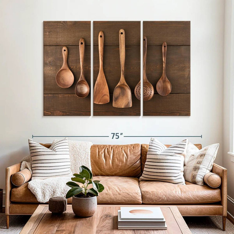 Ustensiles de cuisine en bois Senne, H 42 po x l 65 po