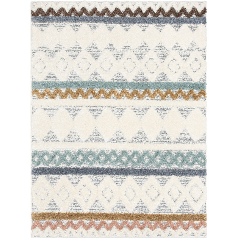 Delia Geometric Synthetic Area Rug, Rectangle 160 x 220cm