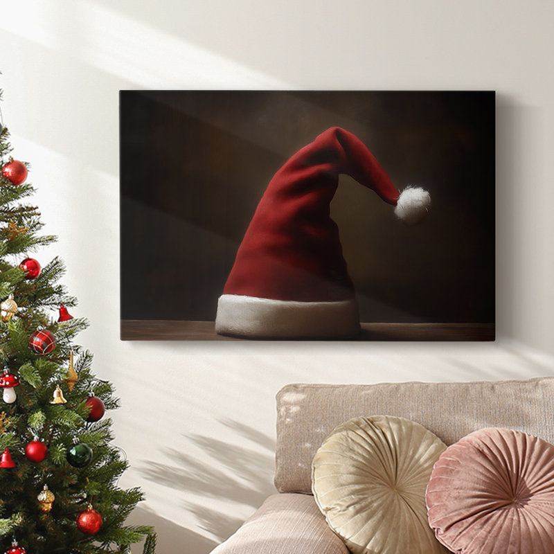 Art des Fêtes de Noël - Toile tendue avec châssis - Série 3-Lxxxiv, H 16 po x l 24 po