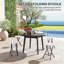 Steel Accent Stool-87064103