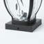 Luminaire pour poteau solaire en plastique noir 4 x 4