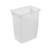 Rubbermaid 21 Qt Traditional Wastebasket Indoor Home Trash Can Container, White