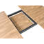 Extendable Round Metal Base Dining Table
