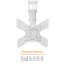 Mount-it Single Screen Ceiling Mount