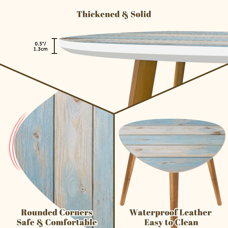 Ensemble de 2 tables basses gigognes Triangle