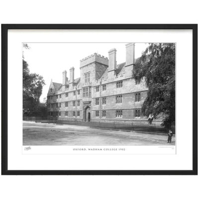 Oxford, Wadham College 1902 by Francis Frith - Single Picture Frame Print