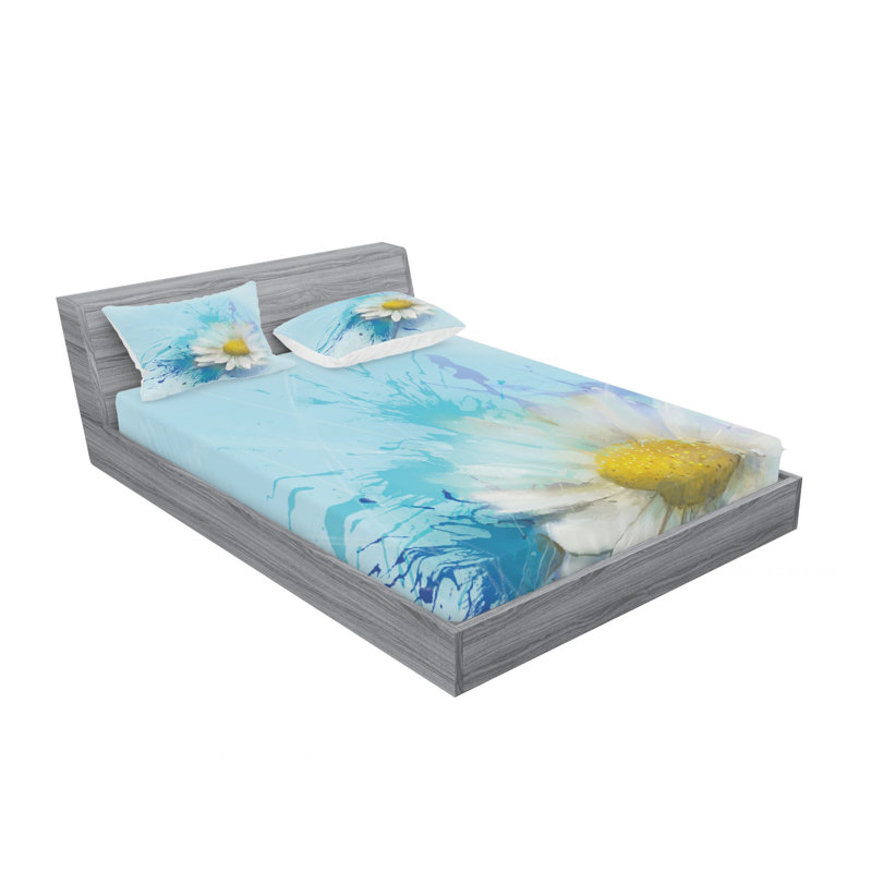 Microfiber Floral Sheet Set
