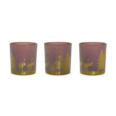 Ensemble de piliers de table en verre 3 pièces