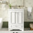 24'' Bathroom Vanity With Ceramic Sink Combo, Handles, Soft Closing Doors-559219402