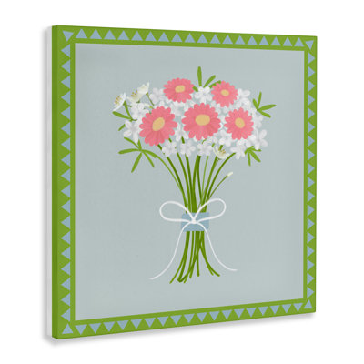 Toile avec bouquet de printemps, conception par Adrienne Morris