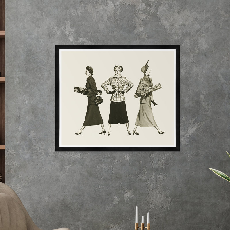 Designing Women Print, Black Framed