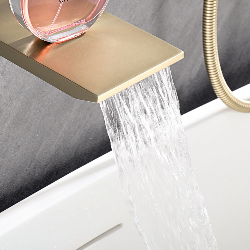 Pomme de douche à main pour salle de bain avec valve brute