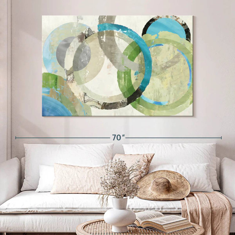 Avery Viridescent Rings, 34" H x 51" W