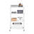 Steel Adjustable Height Shelving Unit with Wheels-1537080352-1537080356