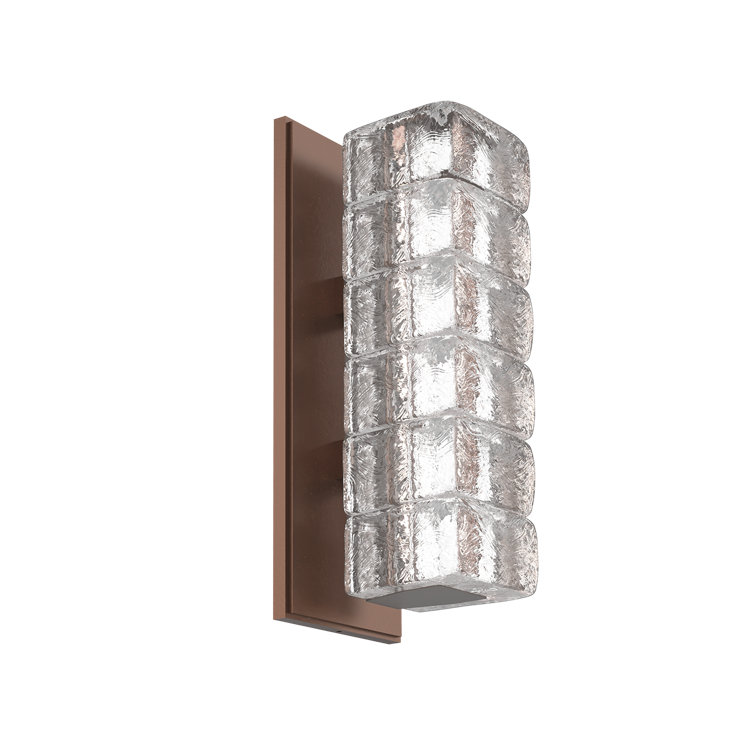 Asscher Aluminum LED Armed Sconce