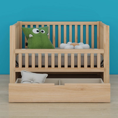 Leya Convertible Crib/Full Size Bed with Drawers