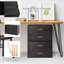 Commode de rangement 2 tiroirs Aylinne-857416286