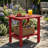 2-Tier Adirondack Outdoor Side Table, All-Weather HDPE Patio End Table-147878311