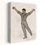 Joyeux danseur, art mural rétro classique élégant-129146005