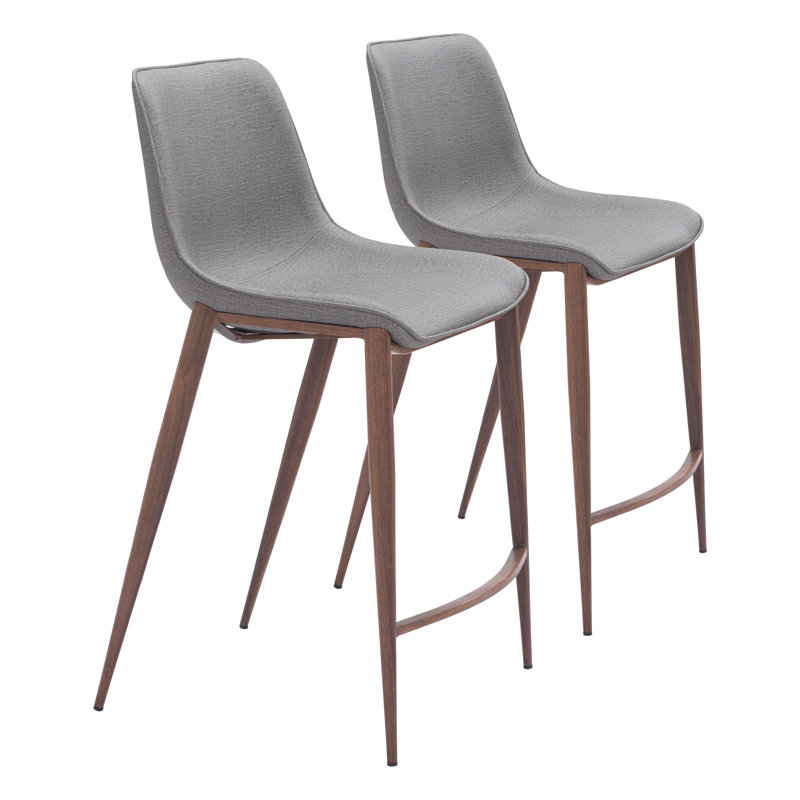 Tabouret de comptoir Eastan, Tabouret de comptoir (siège d'une hauteur de 25,8, Gris ardoise