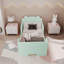 Lit de sol en forme d'ours pour tout-petit en bois massif -1495834732