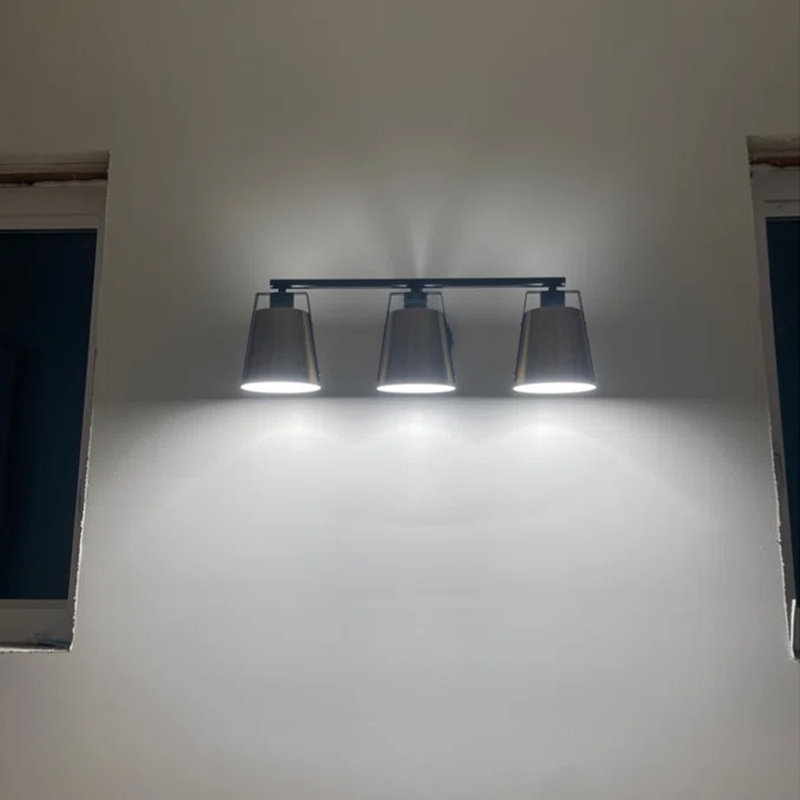 Éclairage pour salle de bain 3 lumières, Or