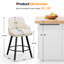 Tabouret de bar pivotant en tissu Modern-1647160126-1647160123