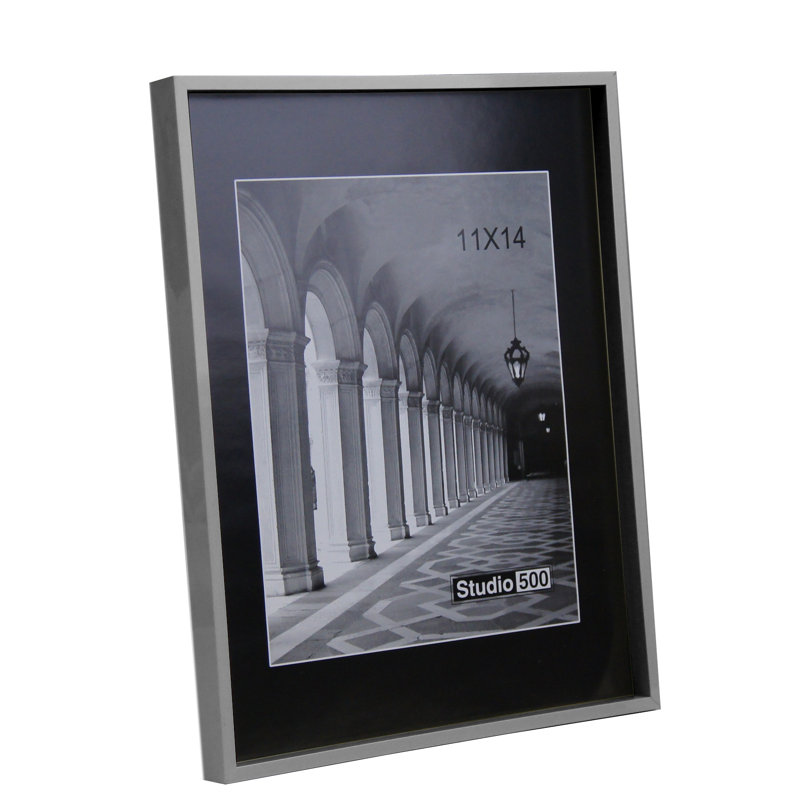 Wood Matte Picture Frame, 6" x 4", Silver