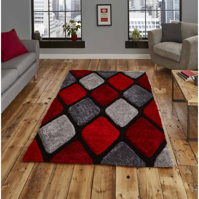 Curtisha area rug Hand Tufted Rectangle Grey, Rectangle 150 x 230cm